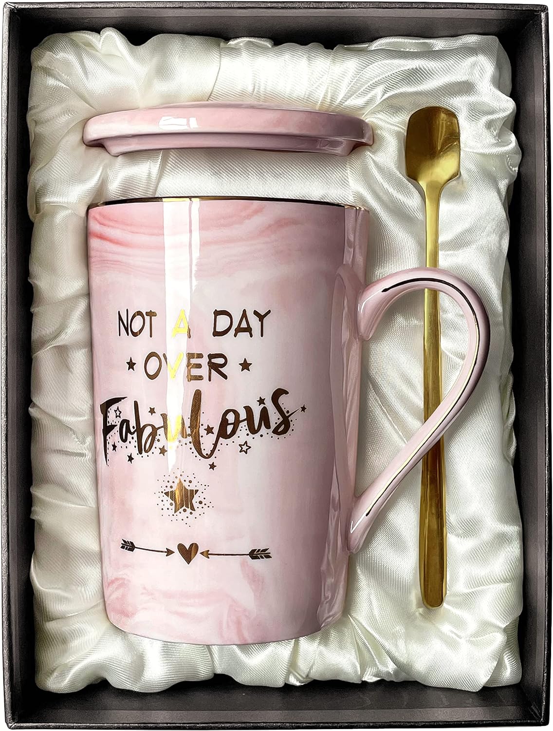 Mothers Day Gifts for Mom from Daughter, Son, Kids - World's Best Mom, Birthday Present, Marble Ceramic Coffee Cup with Lid Cards - 4oz Mothers Day Gifts for Mom from Daughter, Son, Kids - World's Best Mom, Birthday Present, Marble Ceramic Coffee Cup with Lid Cards - 4oz